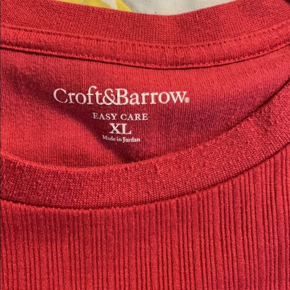 Croft & Barrow Ribbed Dress Shirt (Short-Sleeve) - Picture 3 of 3